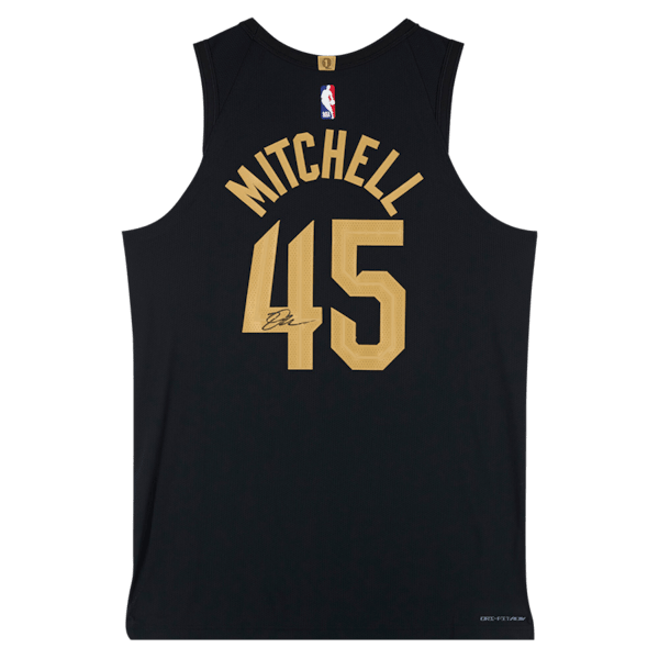 Donovan Mitchell Cleveland Cavaliers Autographed Fanatics Authentic Nike Black Statement Authentic Jersey - The Ballers Bank