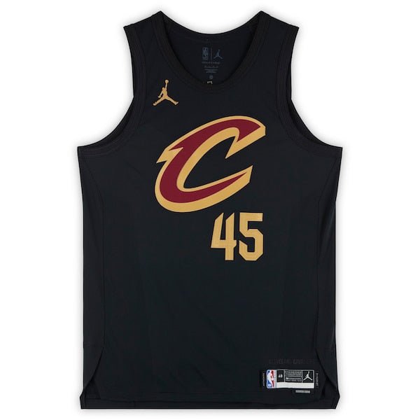 Donovan Mitchell Cleveland Cavaliers Autographed Fanatics Authentic Nike Black Statement Authentic Jersey - The Ballers Bank