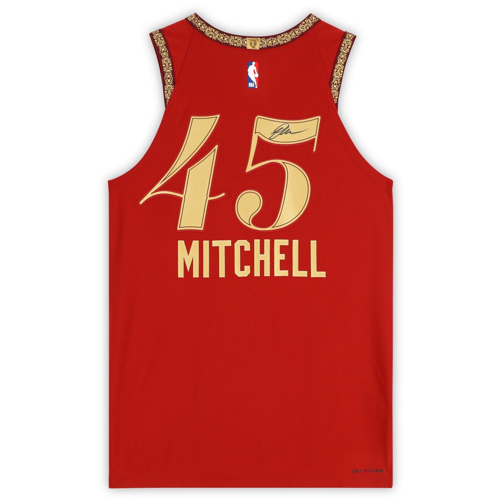 Donovan Mitchell Cleveland Cavaliers Autographed Fanatics Authentic Wine Nike 2023 - 24 City Edition Swingman Jersey - The Ballers Bank