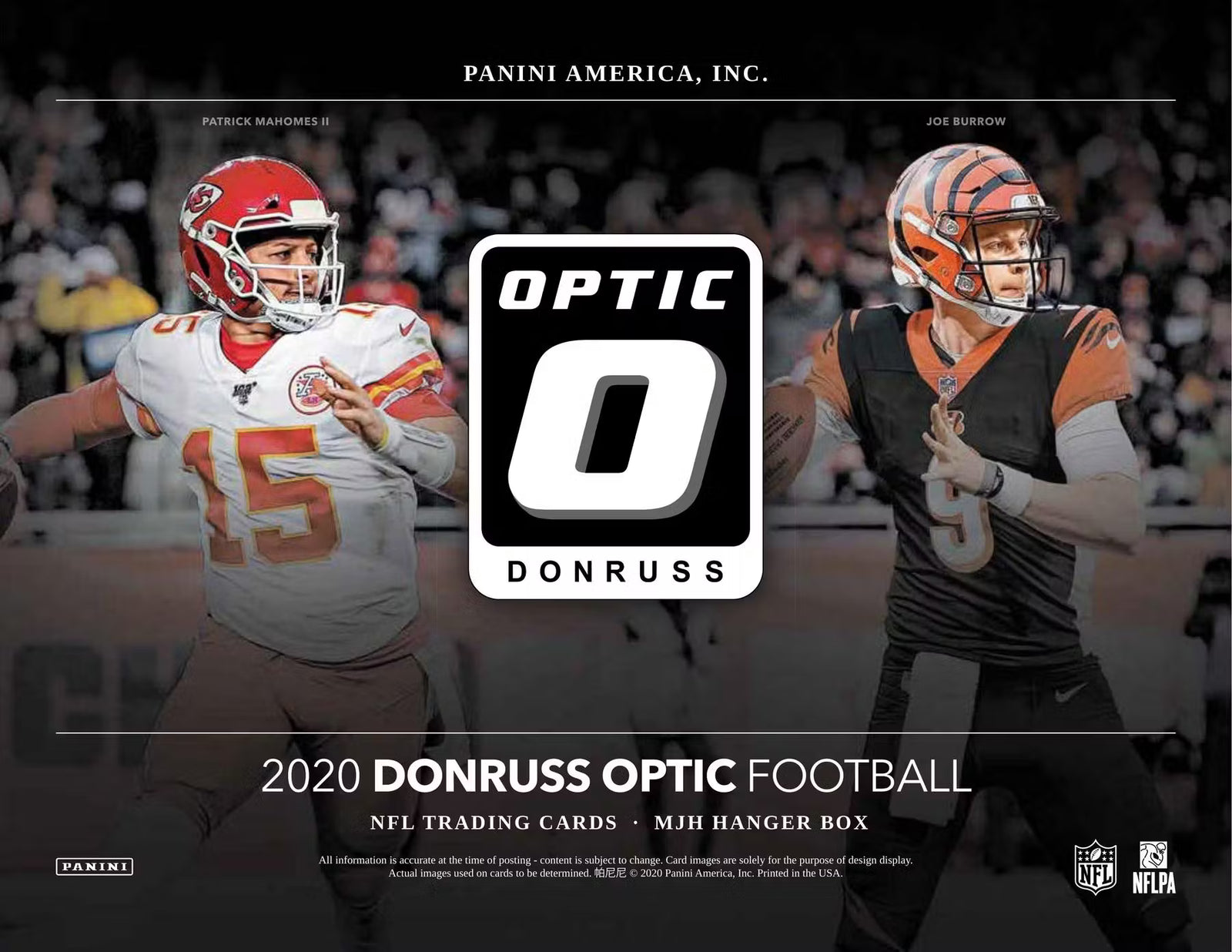 2020 Panini Donruss Optic Football Hanger Trading Cards