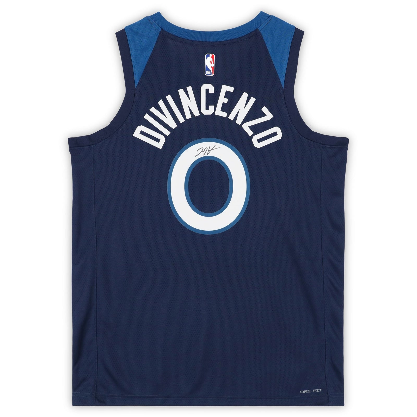 Donte DiVincenzo Minnesota Timberwolves Autographed Fanatics Authentic Navy Nike Icon Edition Swingman Jersey - The Ballers Bank