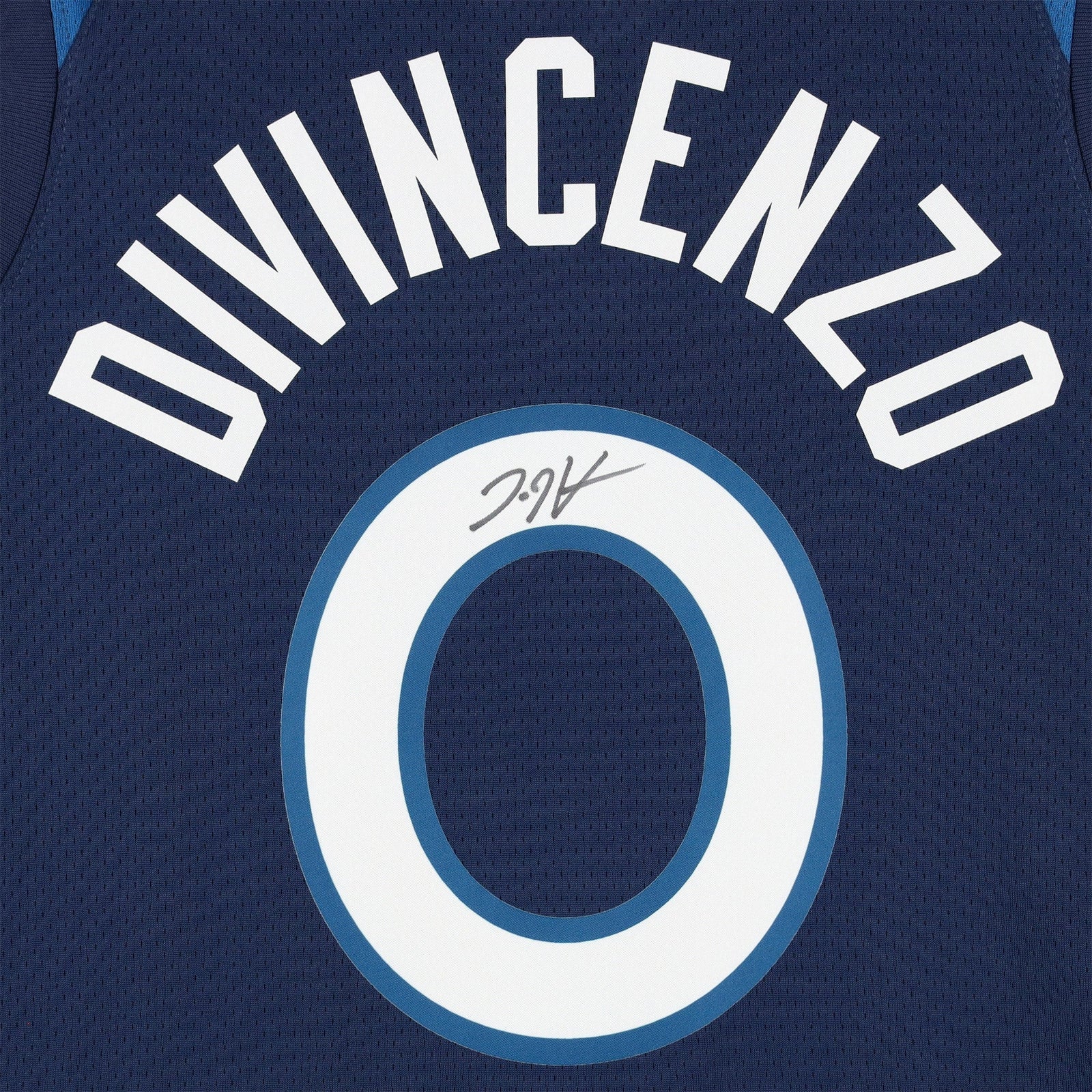 Donte DiVincenzo Minnesota Timberwolves Autographed Fanatics Authentic Navy Nike Icon Edition Swingman Jersey - The Ballers Bank