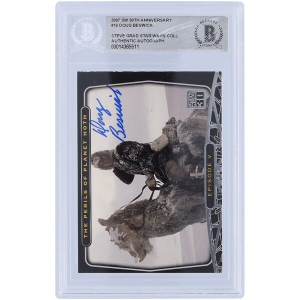 Doug Beswick Star Wars Autographed 2007 Topps Anniversary 19 BAS Authenticated Card - The Ballers Bank