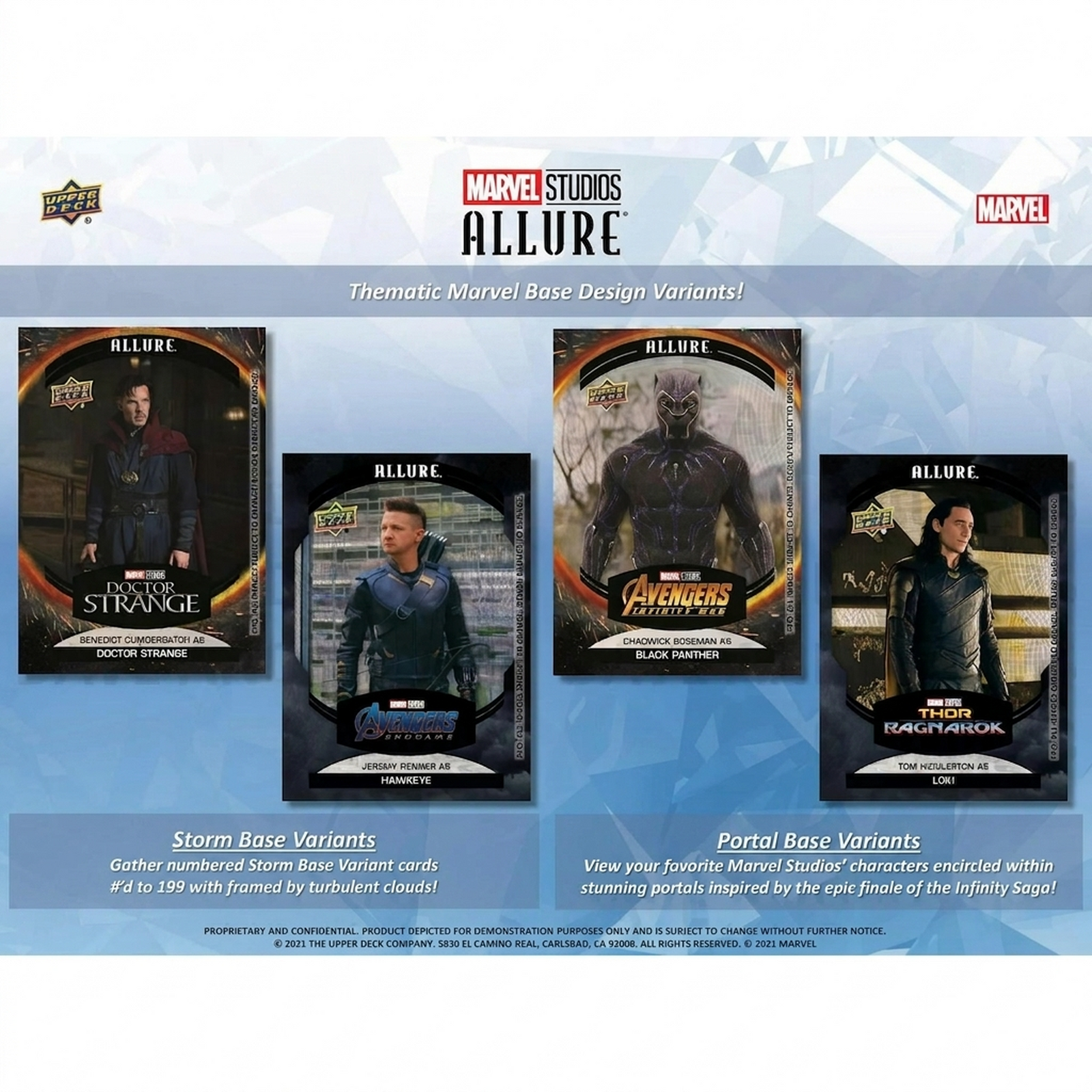 2022 Upper Deck Marvel Studios Allure Blaster Box (Ships Sealed Only)