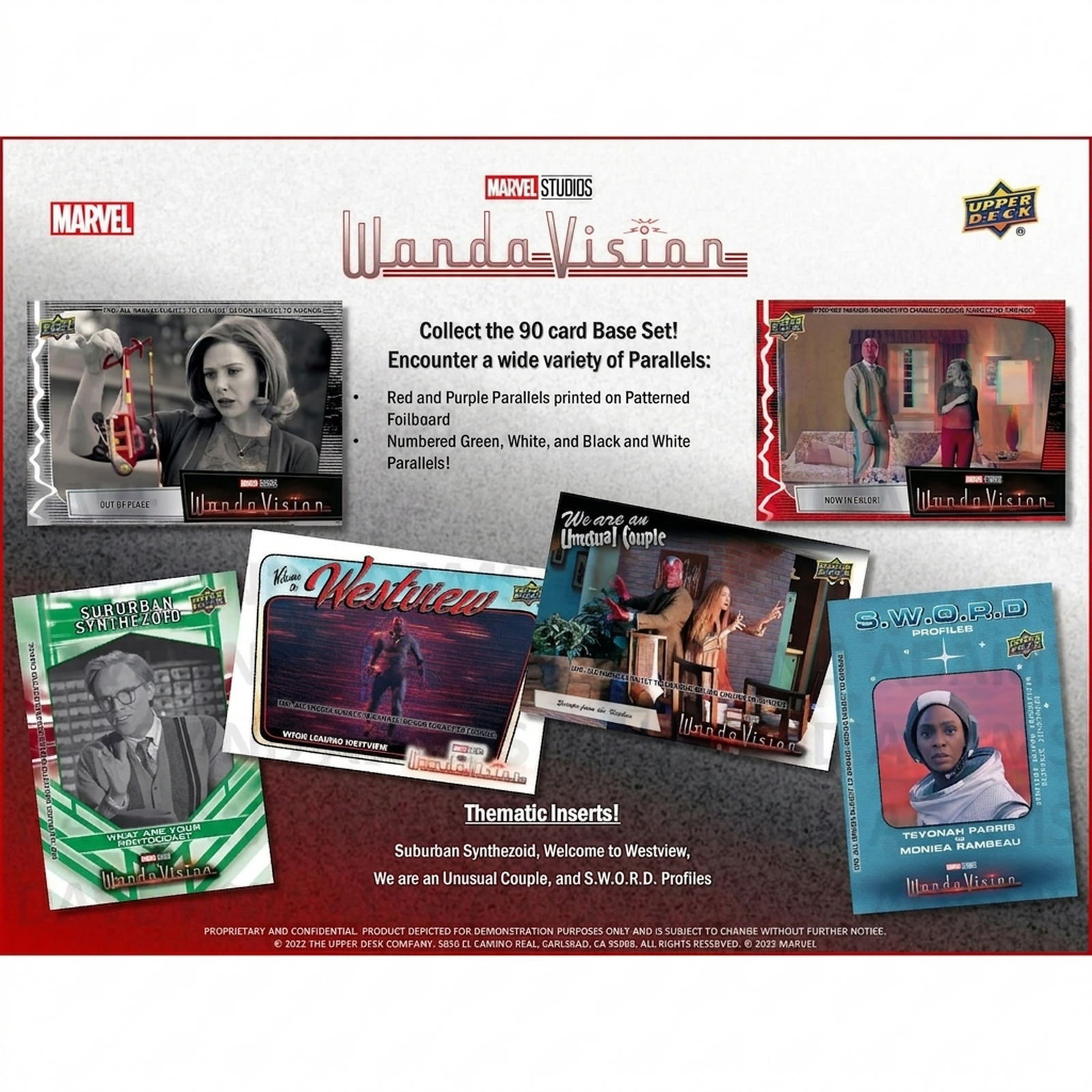 2022 Upper Deck Marvel Studios WandaVision Hobby Box (Ships Sealed Only)