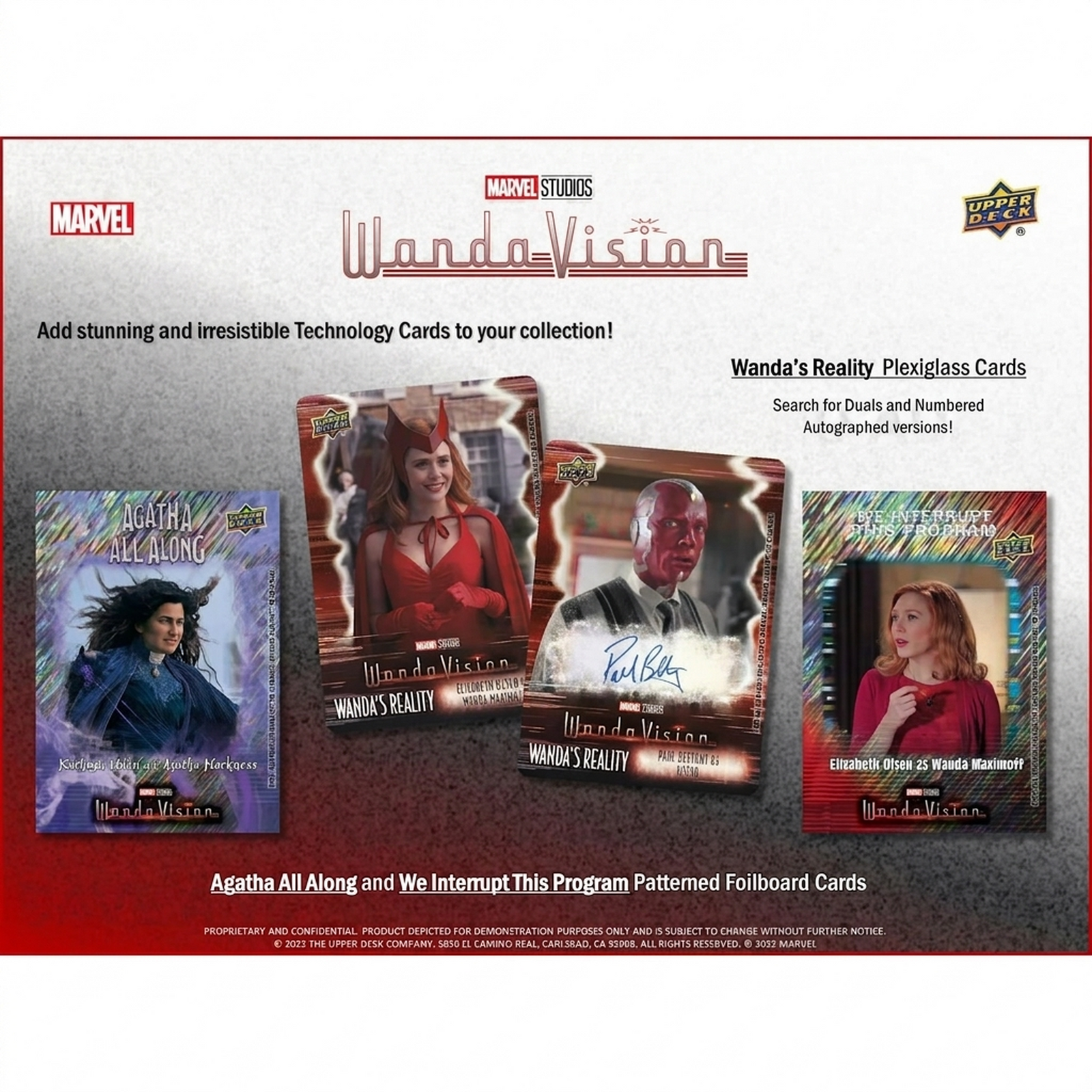 2022 Upper Deck Marvel Studios WandaVision Hobby Box (Ships Sealed Only)