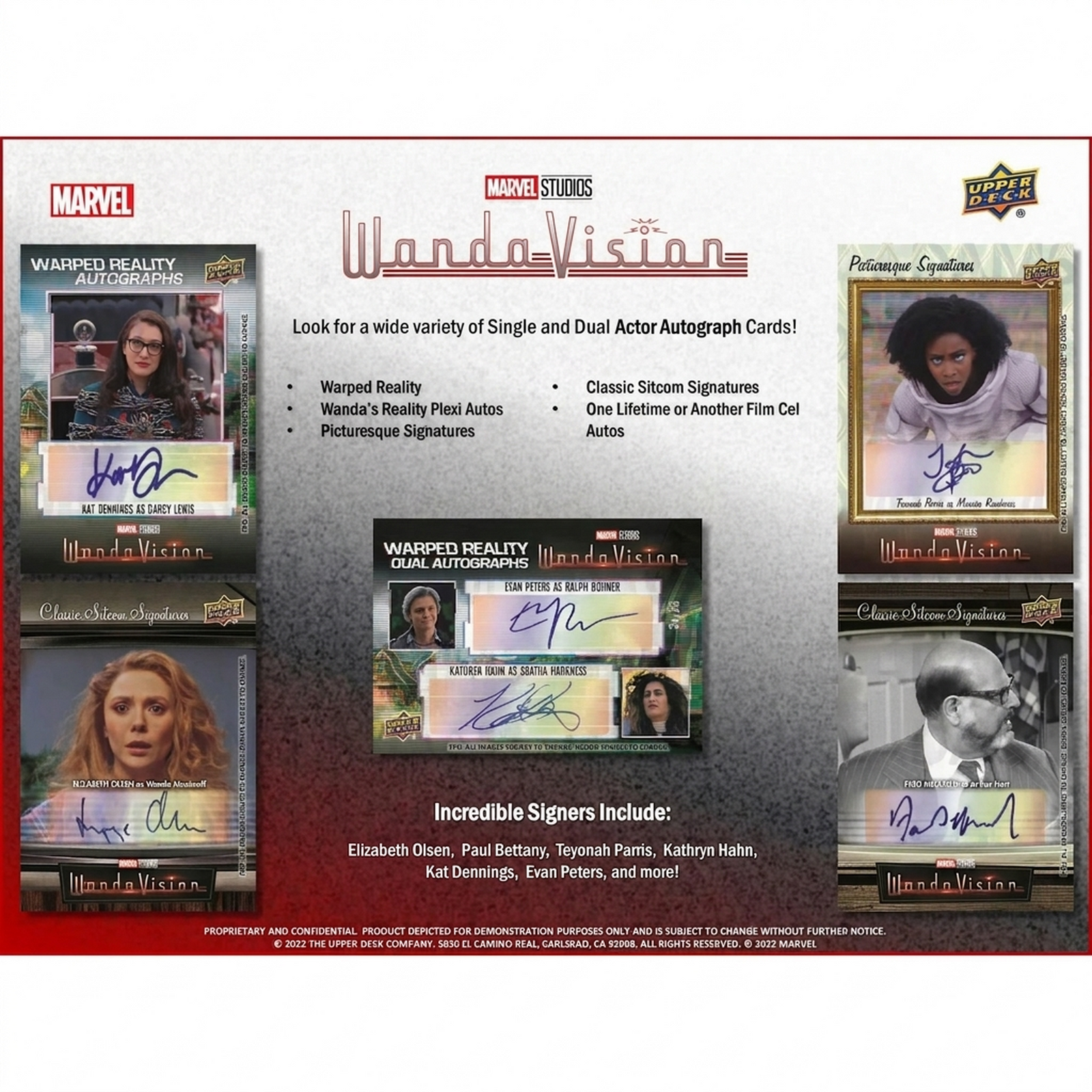 2022 Upper Deck Marvel Studios WandaVision Hobby Box (Ships Sealed Only)