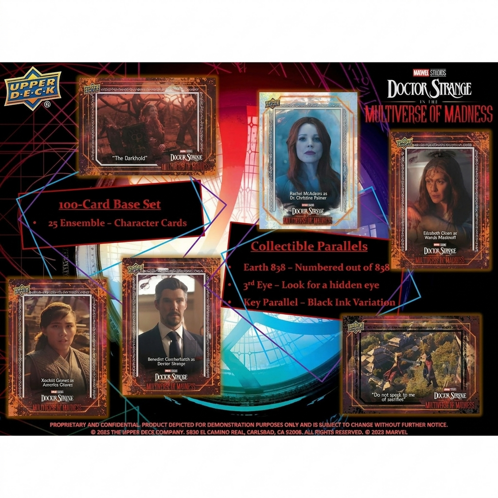 2023 Upper Deck Marvel Studios Doctor Strange Multiverse of Madness Hobby Box (Ships Sealed Only)