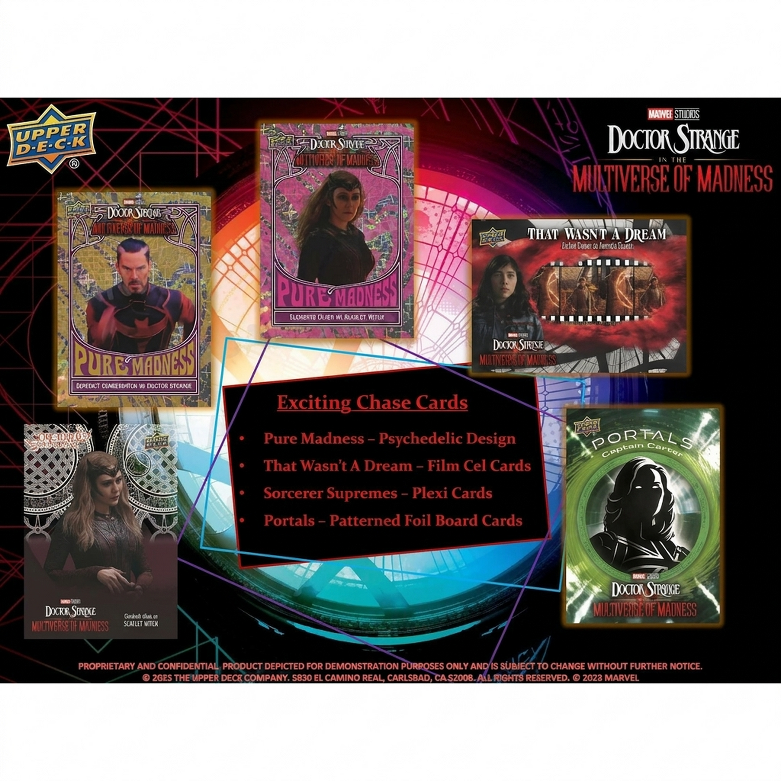 2023 Upper Deck Marvel Studios Doctor Strange Multiverse of Madness Hobby Box (Ships Sealed Only)