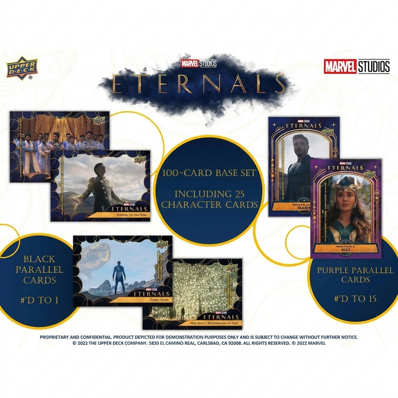 2023 Upper Deck Marvel Studios Eternals Hobby Box (Ships Sealed Only)