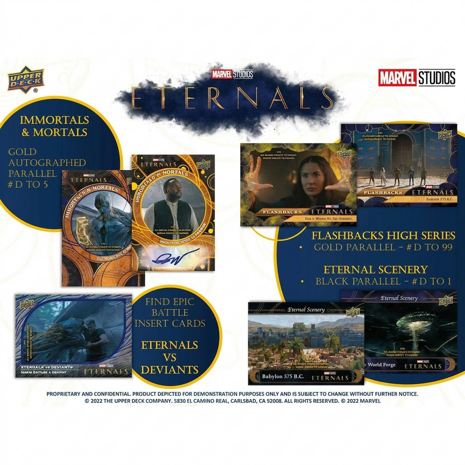 2023 Upper Deck Marvel Studios Eternals Hobby Box (Ships Sealed Only)