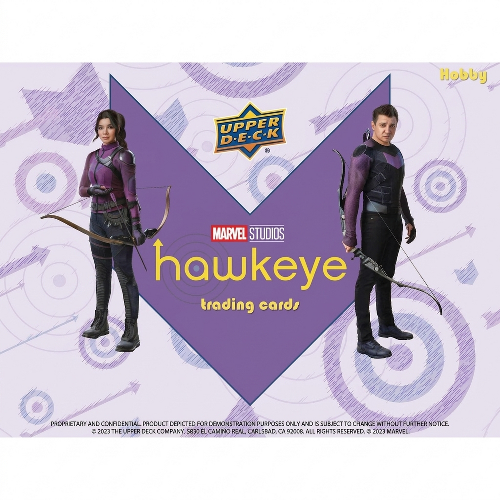2023 Upper Deck Marvel Studios Hawkeye Hobby Box (Ships Sealed Only)
