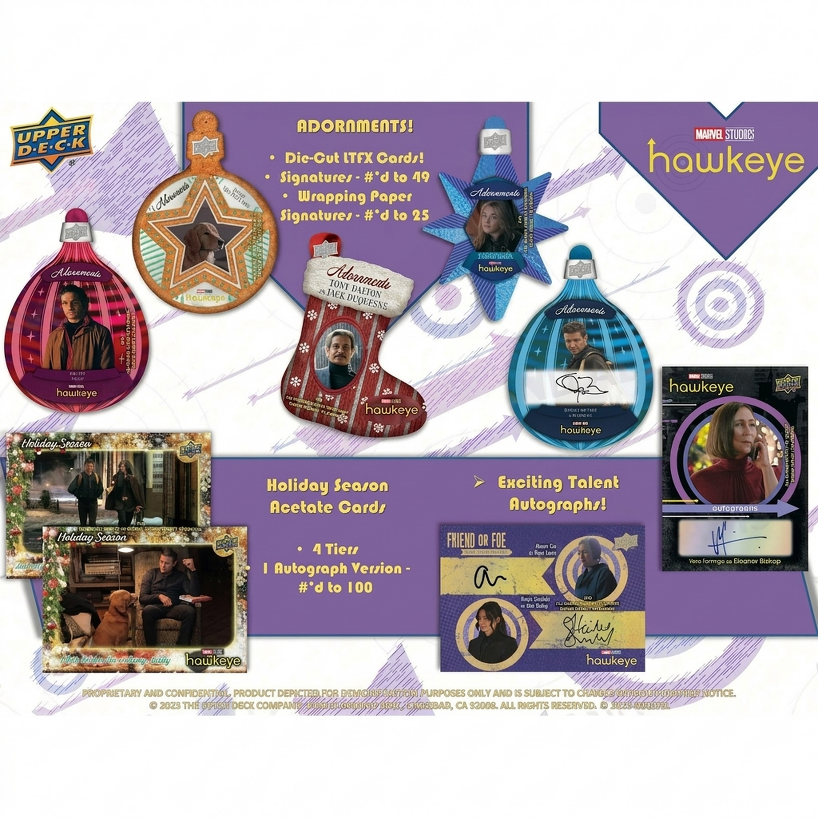 2023 Upper Deck Marvel Studios Hawkeye Hobby Box (Ships Sealed Only)