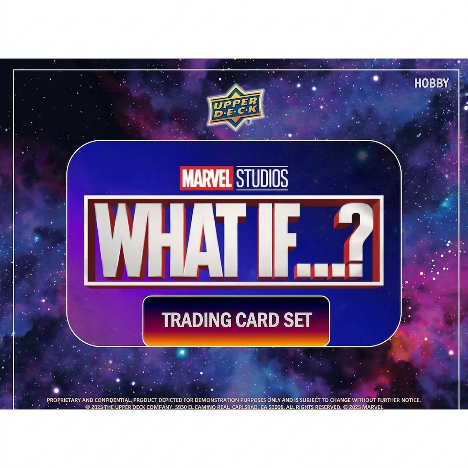 2023 Upper Deck Marvel Studios What If Hobby Box (Ships Sealed Only)