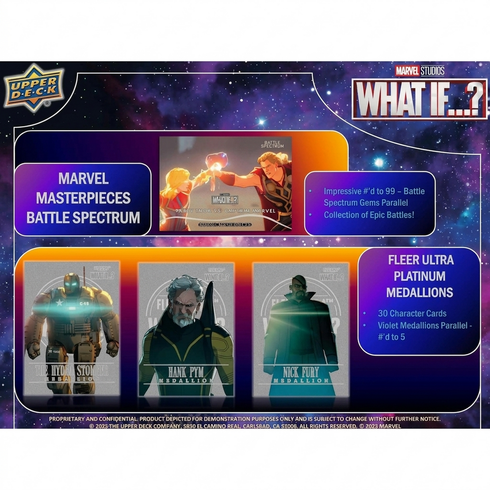 2023 Upper Deck Marvel Studios What If Hobby Box (Ships Sealed Only)