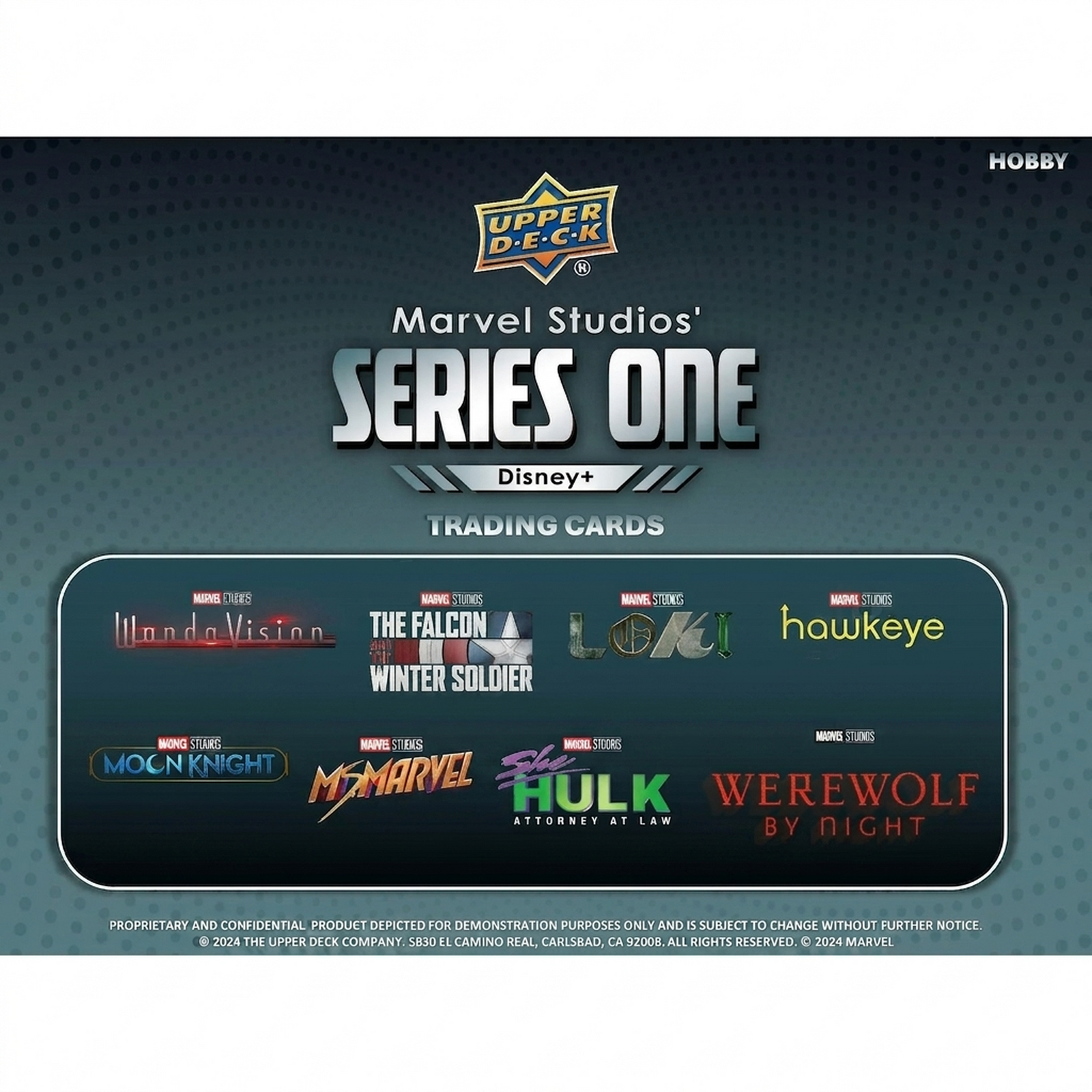 2024 Upper Deck Marvel Studios Series 1 Hobby Box (Ships Sealed Only)