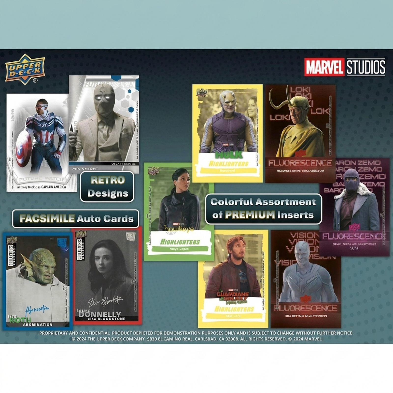 2024 Upper Deck Marvel Studios Series 1 Hobby Box (Ships Sealed Only)