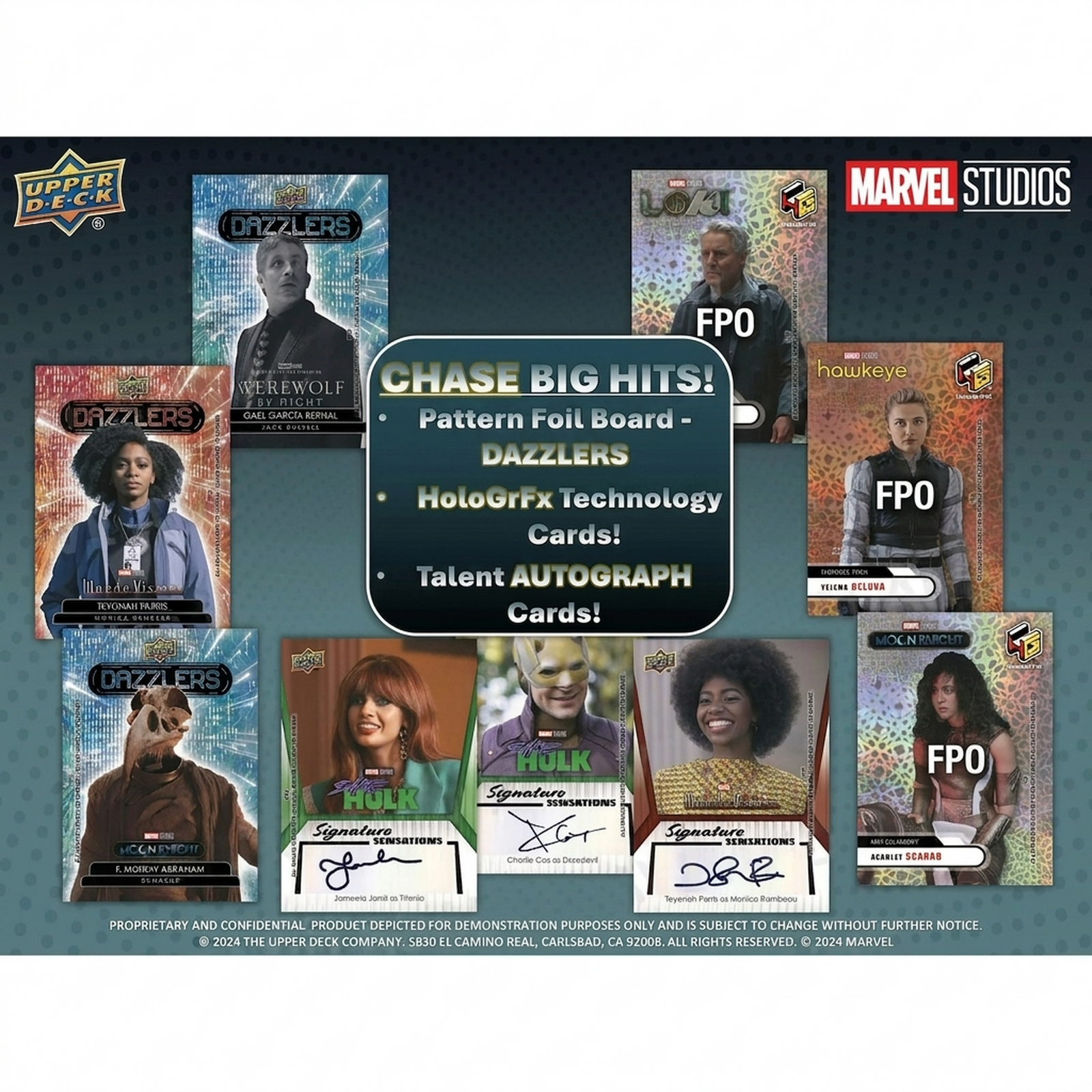 2024 Upper Deck Marvel Studios Series 1 Hobby Box (Ships Sealed Only)