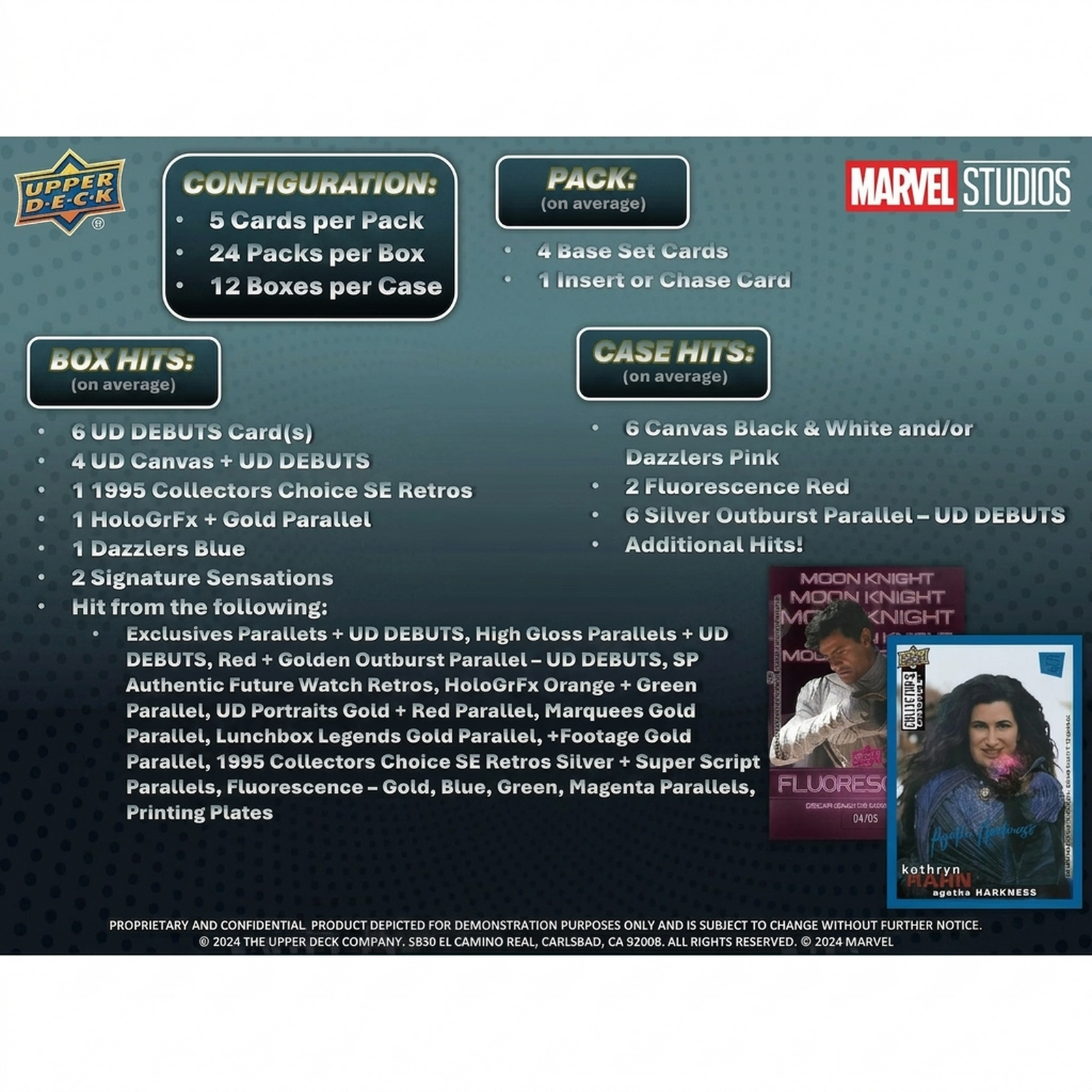 2024 Upper Deck Marvel Studios Series 1 Hobby Box (Ships Sealed Only)