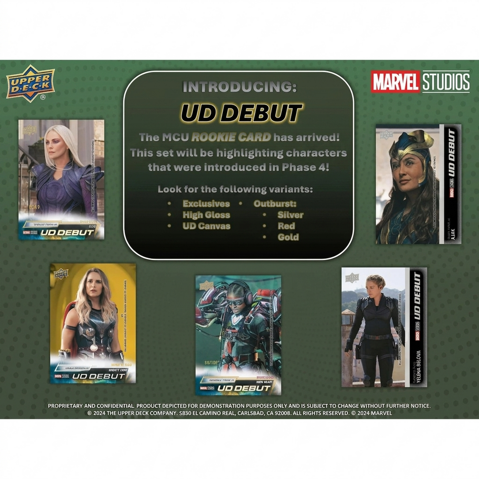 2024 Upper Deck Marvel Studios Series 2 Cinematic Trading Cards Hobby Box (Ships Sealed Only)