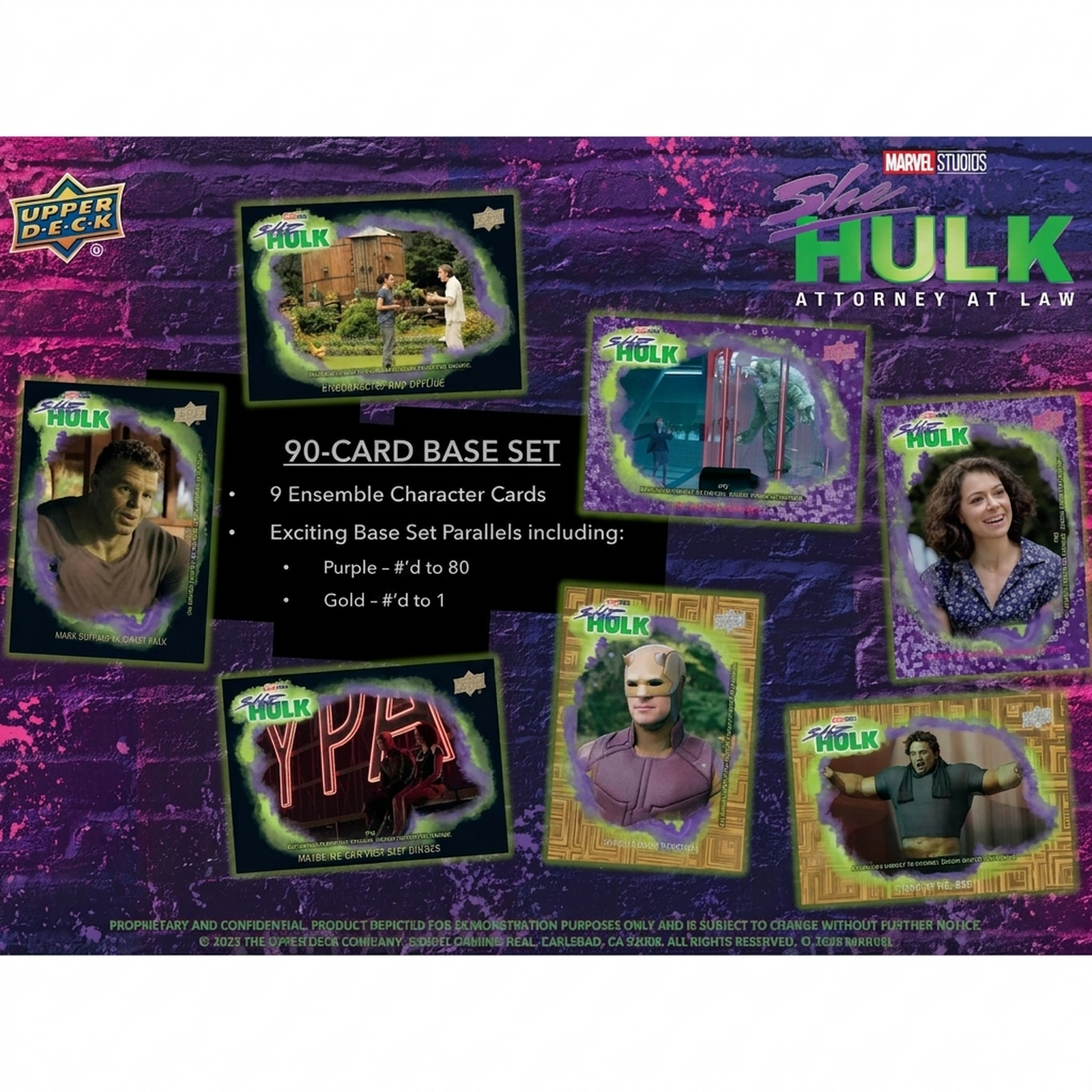 2024 Upper Deck Marvel Studios She Hulk Trading Cards 12 Box Hobby Case (Ships Sealed Only)