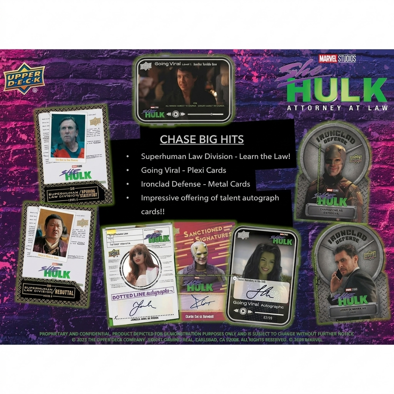 2024 Upper Deck Marvel Studios She Hulk Trading Cards 12 Box Hobby Case (Ships Sealed Only)