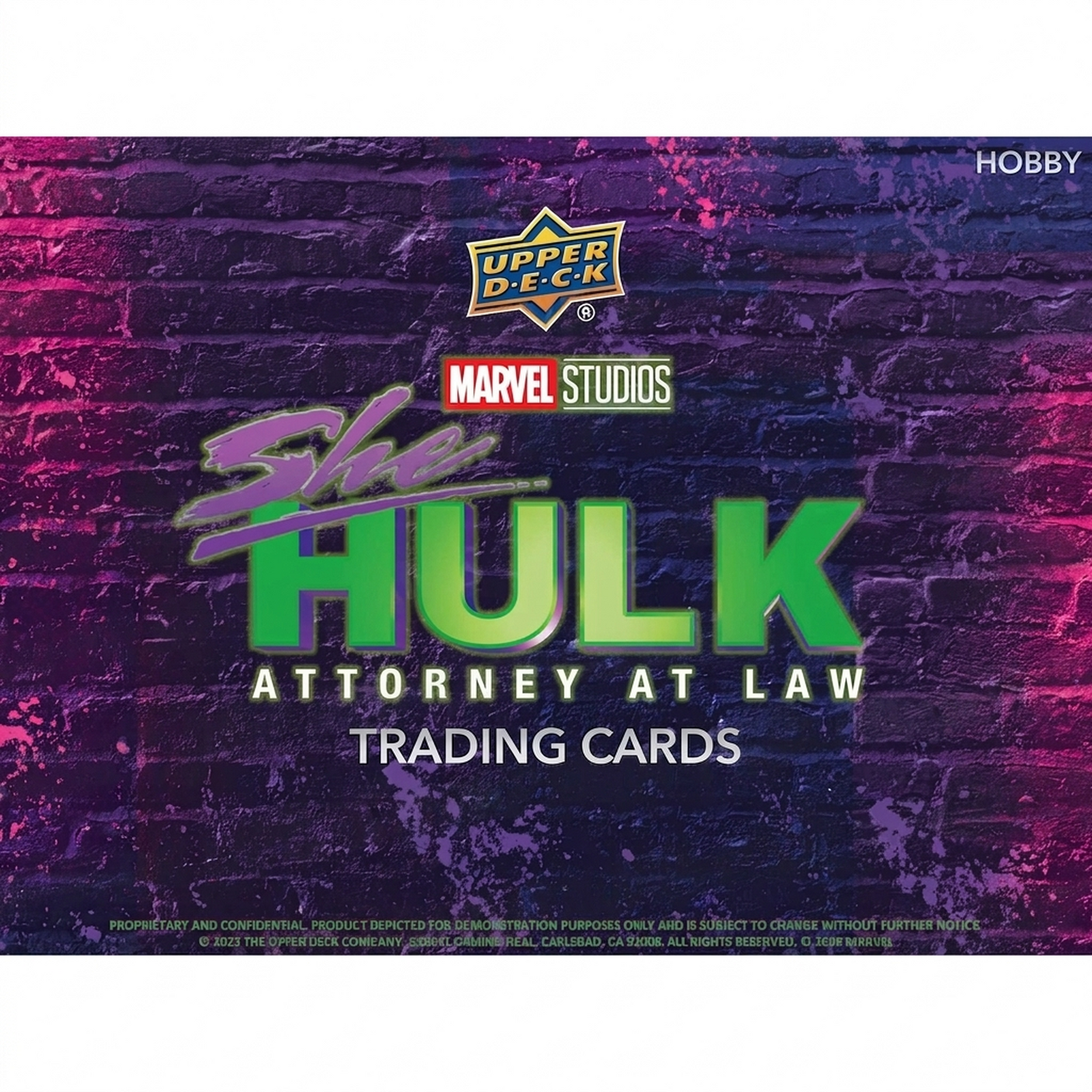 2024 Upper Deck Marvel Studios She Hulk Trading Cards Hobby Box (Ships Sealed Only)