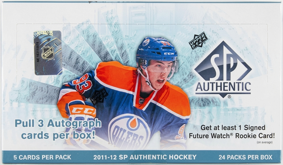 2011 12 Upper Deck SP Authentic Hockey Hobby Box (Ships Sealed Only)