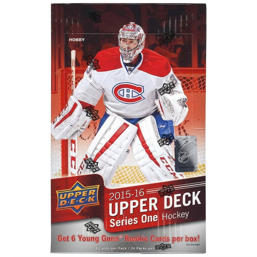 2015 16 Upper Deck Series 1 Hockey Hobby Box (Ships Sealed Only)
