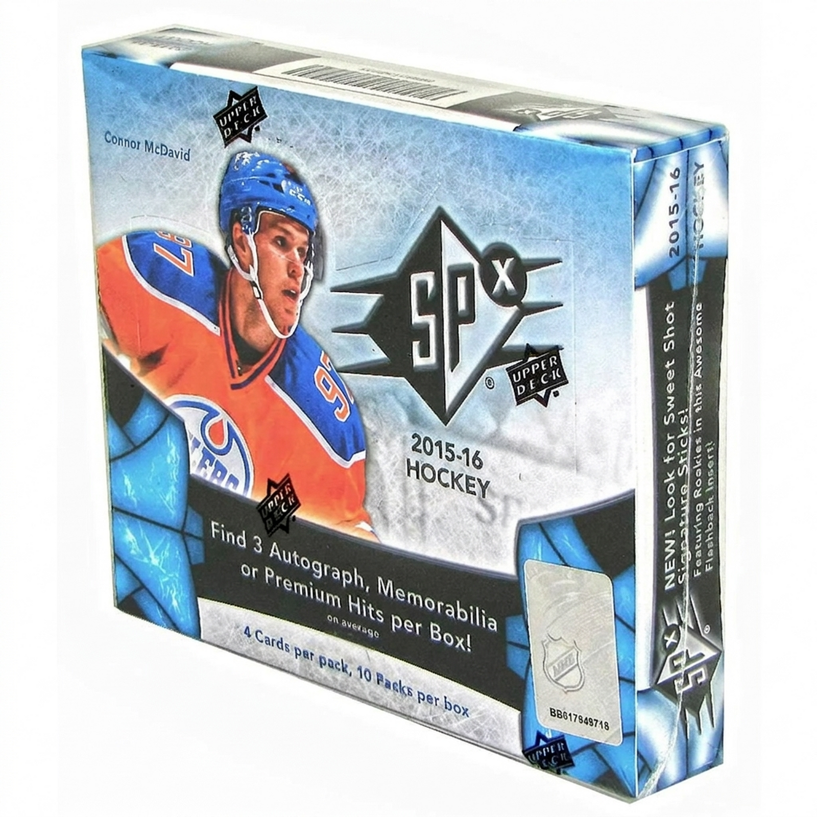 2015 16 Upper Deck SPx Hockey Hobby Box (Ships Sealed Only)