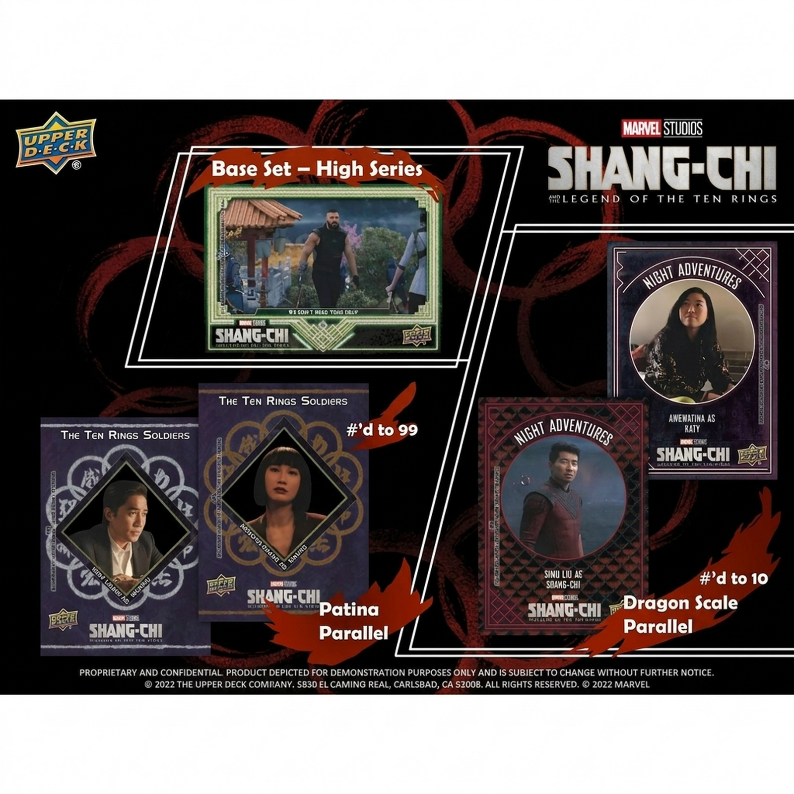 Upper Deck Marvel Shang Chi and the Legend of the Ten Rings 2023 Hobby 12 Box Case (Ships Sealed Only)