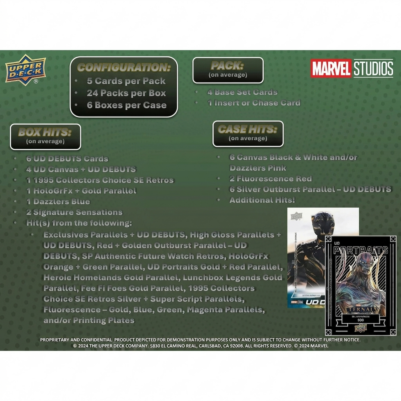 Upper Deck Marvel Studios Series 2 Cinematic Trading Cards Hobby 6 Box Case (Ships Sealed Only)