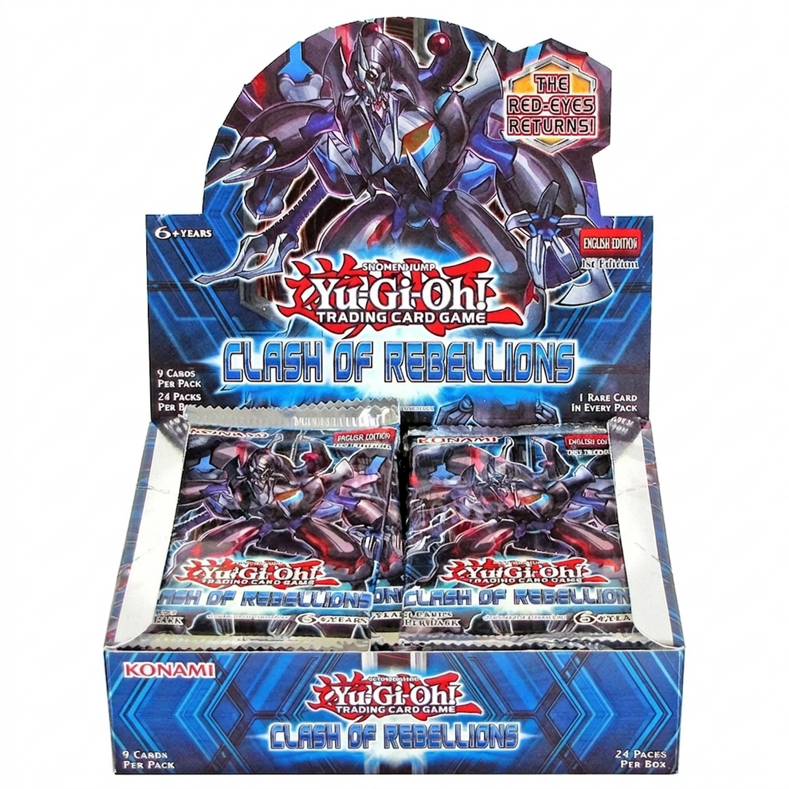 Yu Gi Oh Clash of Rebellions 1st Edition Booster Box (Ships Sealed Only)
