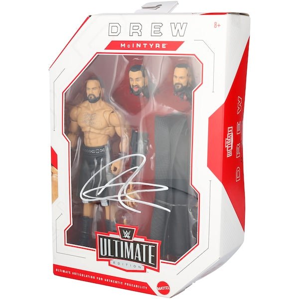Drew McIntyre WWE Autographed Fanatics Authentic Mattel Ultimate Edition Wave 26 Action Figure - The Ballers Bank
