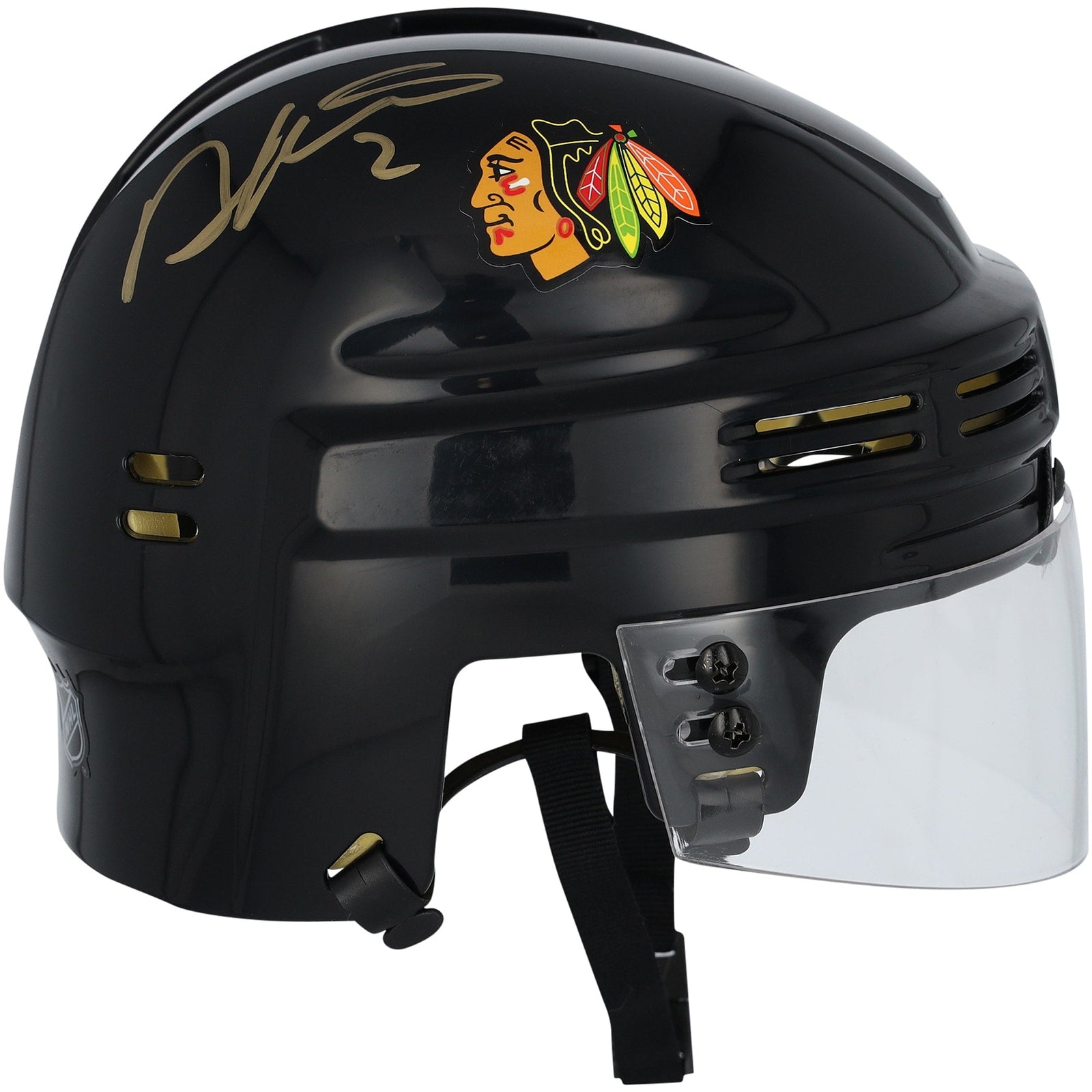 Duncan Keith Chicago Blackhawks Autographed Fanatics Authentic Black Mini Helmet - The Ballers Bank