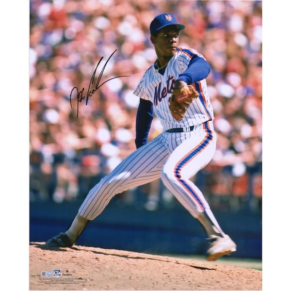 Dwight Gooden New York Mets Fanatics Authentic Autographed 16" x 20" Pitching Photograph - The Ballers Bank
