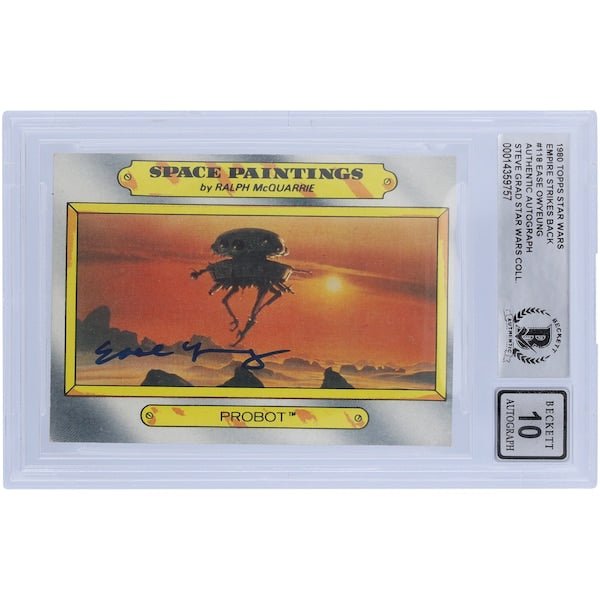 Ease Owyeung Star Wars Autographed 1980 Topps The Empire Strikes Back 118 BGS Authenticated 10 Card - The Ballers Bank