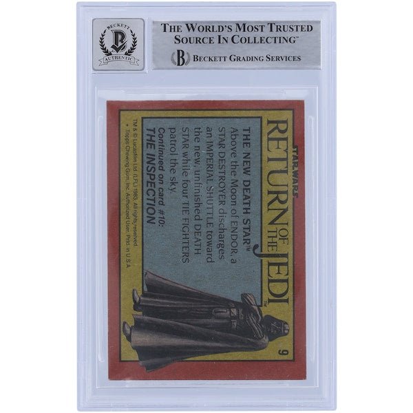 Ease Owyeung Star Wars Autographed 1983 Topps Return of the Jedi 9 BGS Authenticated 10 Card - The Ballers Bank