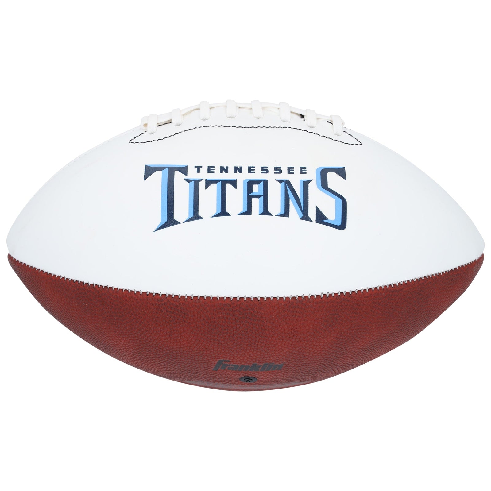 Eddie George Tennessee Titans Autographed Fanatics Authentic Franklin White Panel Football with "OROY 96" Inscription - The Ballers Bank