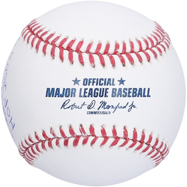 Eddie Murray Baltimore Orioles Autographed Fanatics Authentic Hall of Fame Logo Baseball with "HOF 2003" Inscription - The Ballers Bank