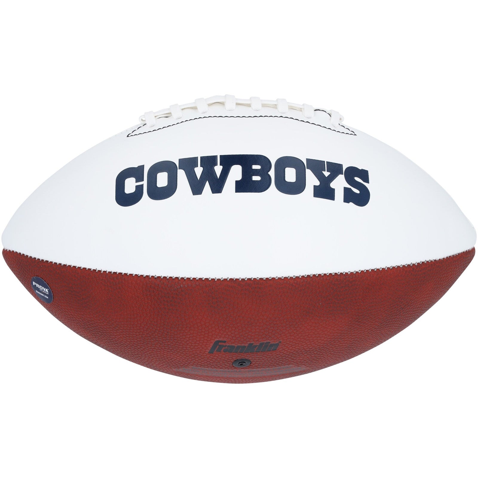 Emmitt Smith Dallas Cowboys Autographed Fanatics Authentic Franklin White Panel Football - The Ballers Bank