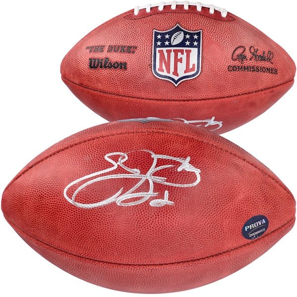 Emmitt Smith Dallas Cowboys Fanatics Authentic Autographed Wilson Duke Full Color Football - The Ballers Bank