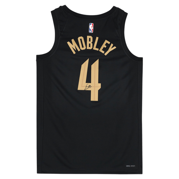 Evan Mobley Cleveland Cavaliers Autographed Fanatics Authentic Black Jordan Brand 2022 - 23 Statement Edition Jersey - The Ballers Bank