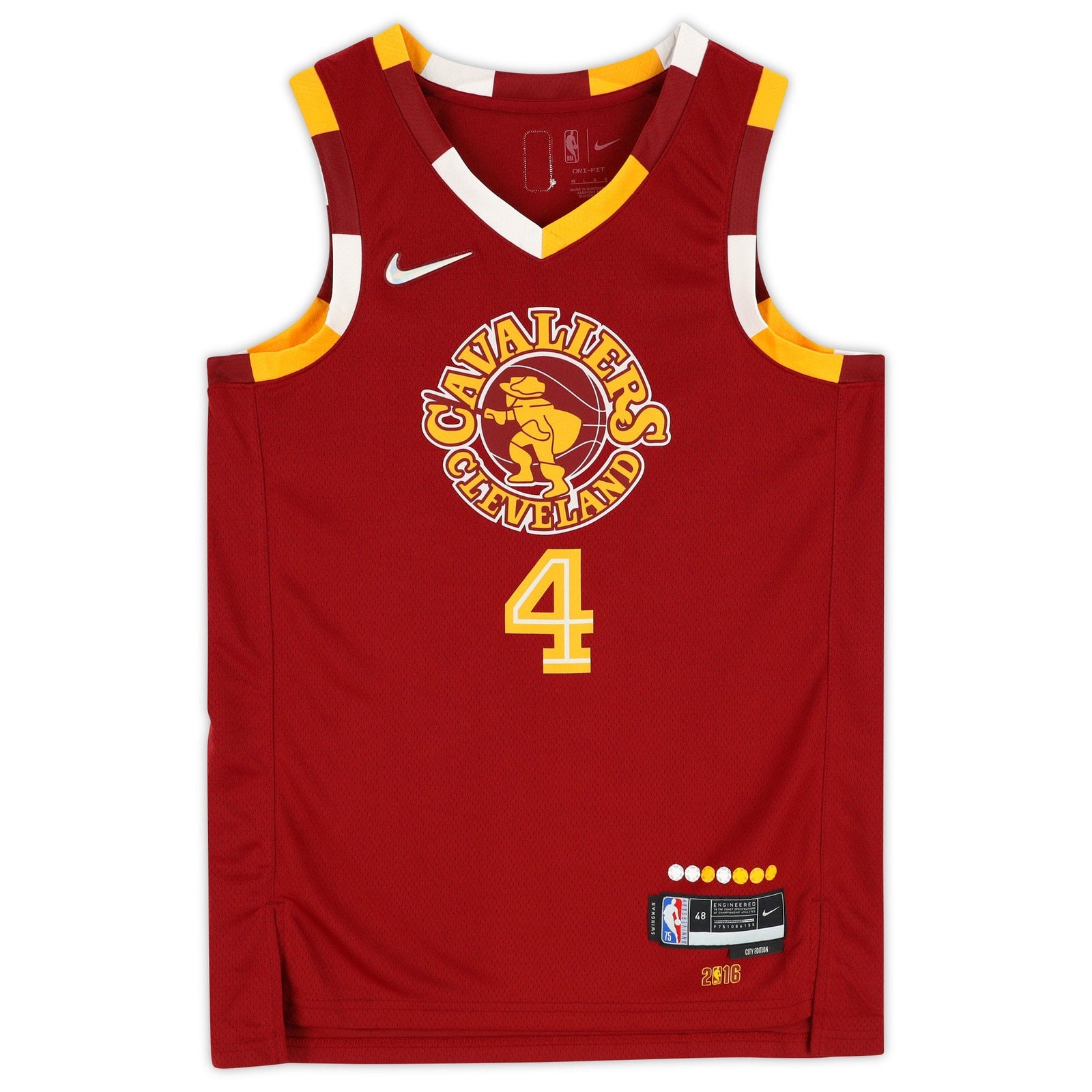 Evan Mobley Cleveland Cavaliers Autographed Fanatics Authentic Nike Red 2021 - 22 Mixtape Swingman Jersey - The Ballers Bank
