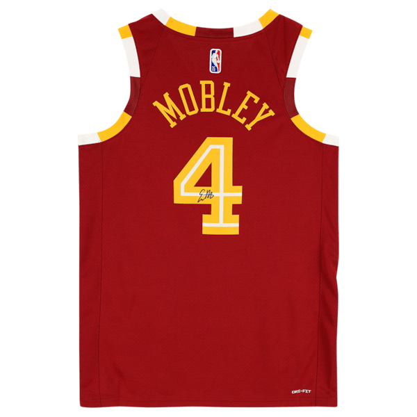 Evan Mobley Cleveland Cavaliers Autographed Fanatics Authentic Nike Red 2021 - 22 Mixtape Swingman Jersey - The Ballers Bank