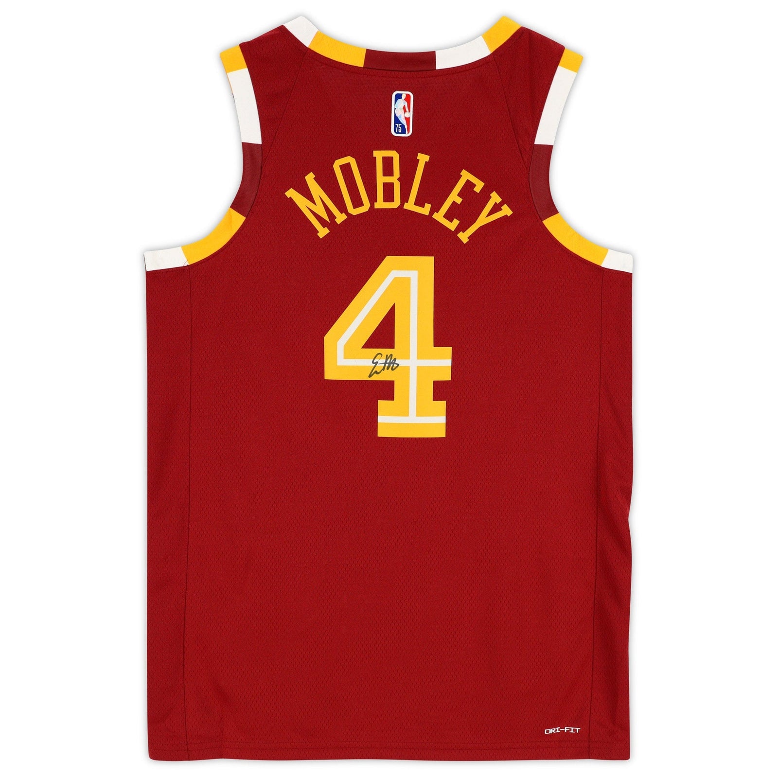 Evan Mobley Cleveland Cavaliers Autographed Fanatics Authentic Nike Red 2021 - 22 Mixtape Swingman Jersey - The Ballers Bank