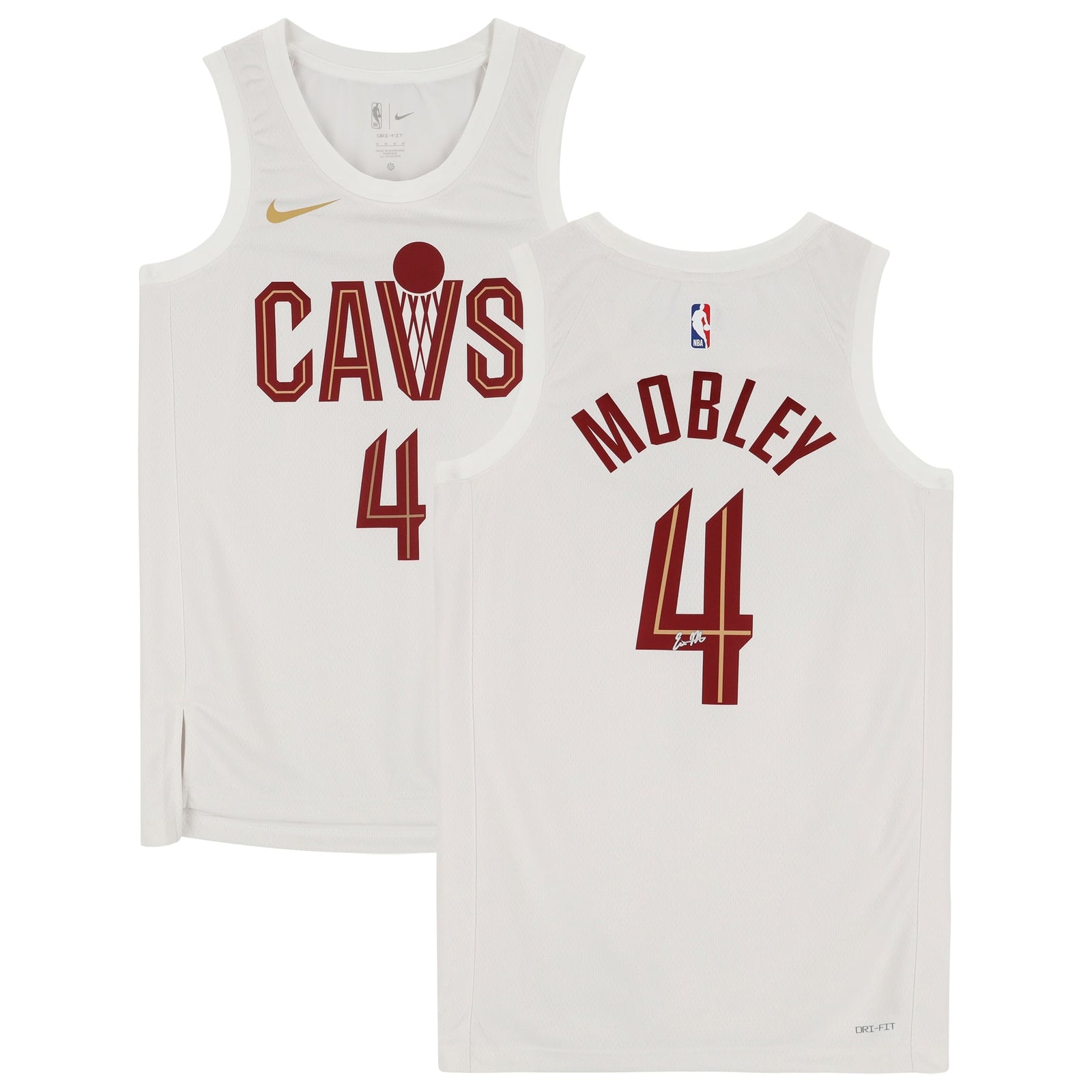 Evan Mobley Cleveland Cavaliers Autographed Fanatics Authentic Nike White 2022 - 2023 Association Swingman Jersey - The Ballers Bank