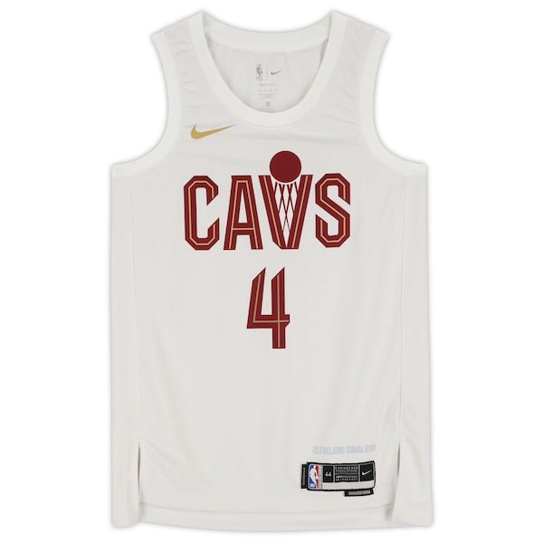Evan Mobley Cleveland Cavaliers Autographed Fanatics Authentic Nike White 2022 - 2023 Association Swingman Jersey - The Ballers Bank