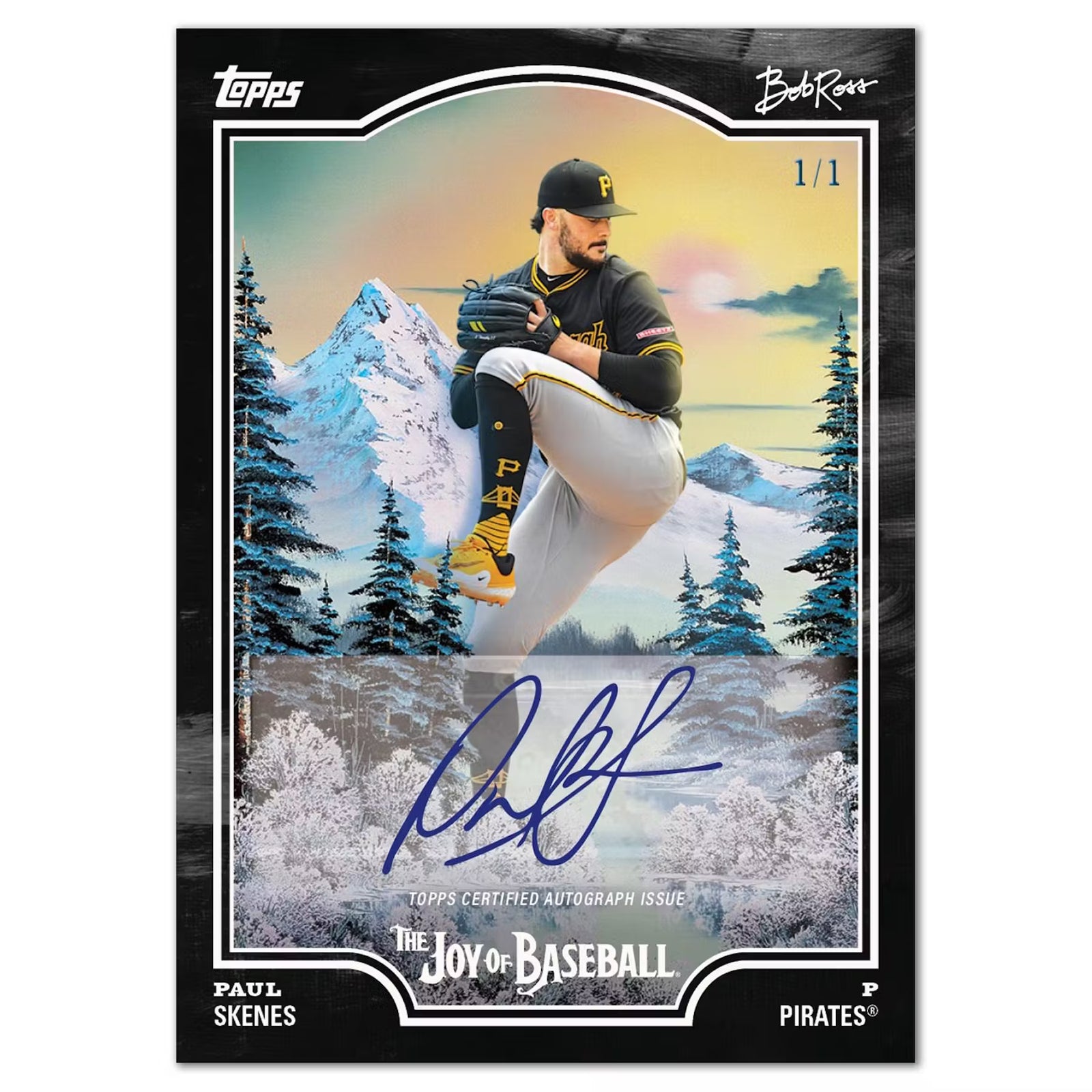 2025 Topps x Bob Ross The Joy of Baseball Collectors Edition Trading Cards