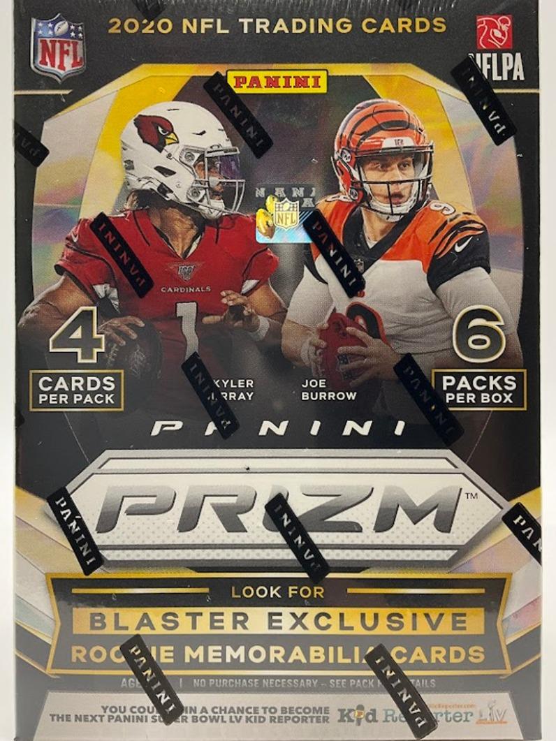 2020 Panini Prizm Football Blaster Trading Cards